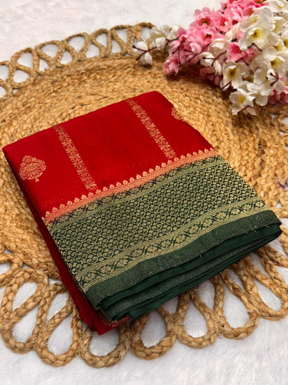 Banarasi Semi Crush Georgette
