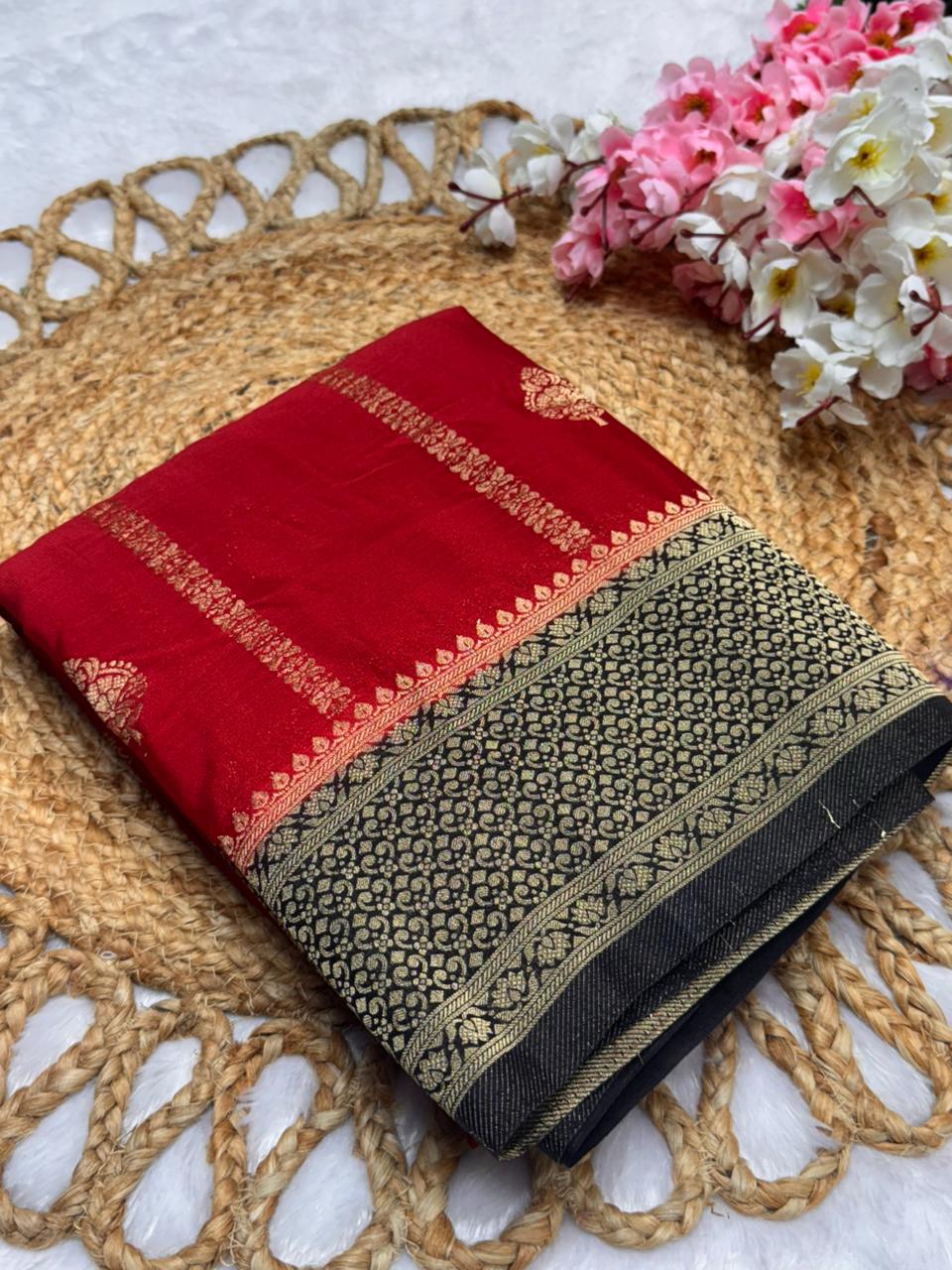 Banarasi Semi Crush Georgette