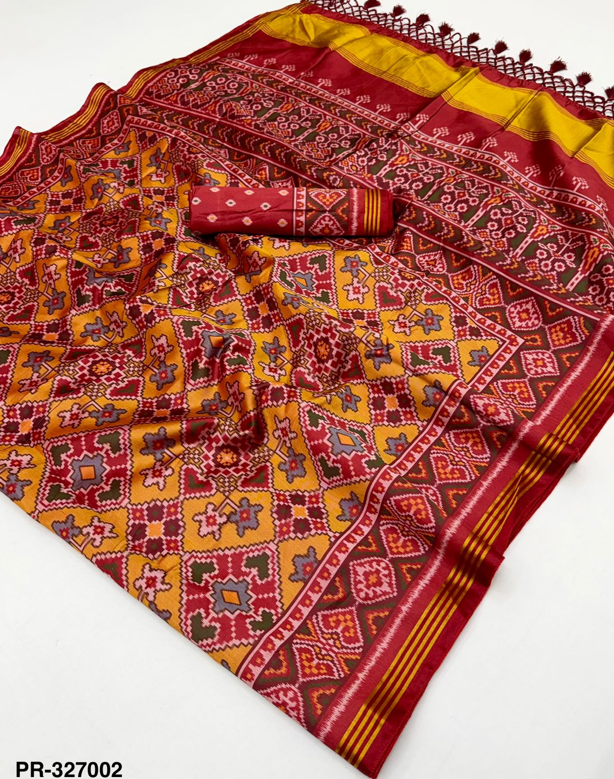 Patola Saree with Tassels