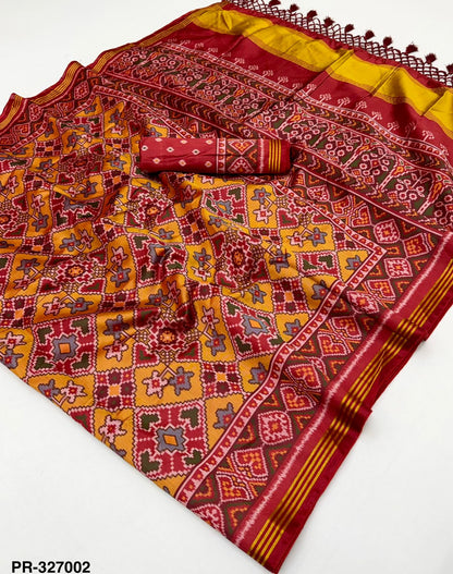 Patola Saree with Tassels