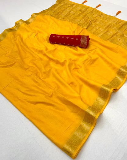 Cotton Viscose Weaving Saree