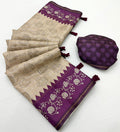 Tussar Kalamkari Saree