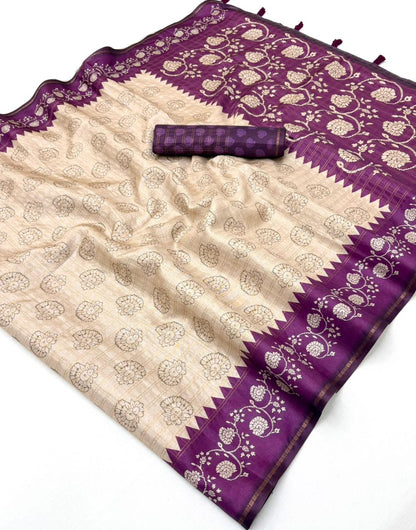 Tussar Kalamkari Saree