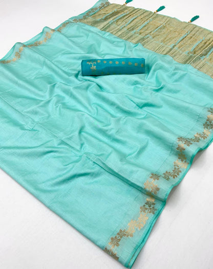 Cotton Saree with Tassels