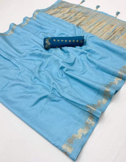Cotton Saree with Tassels