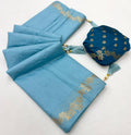 Cotton Saree with Tassels