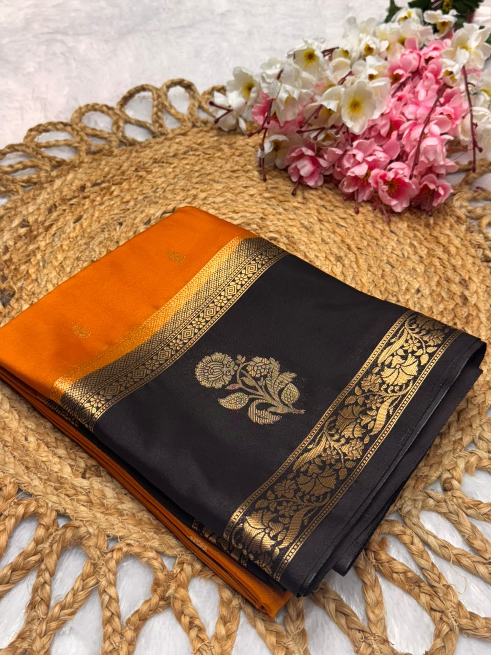Flower Bentex Saree
