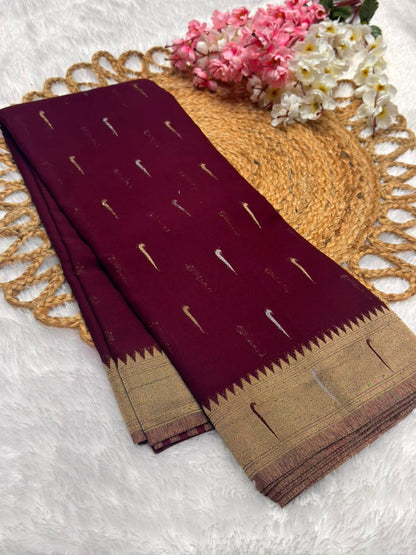 Self Georgette Paithani