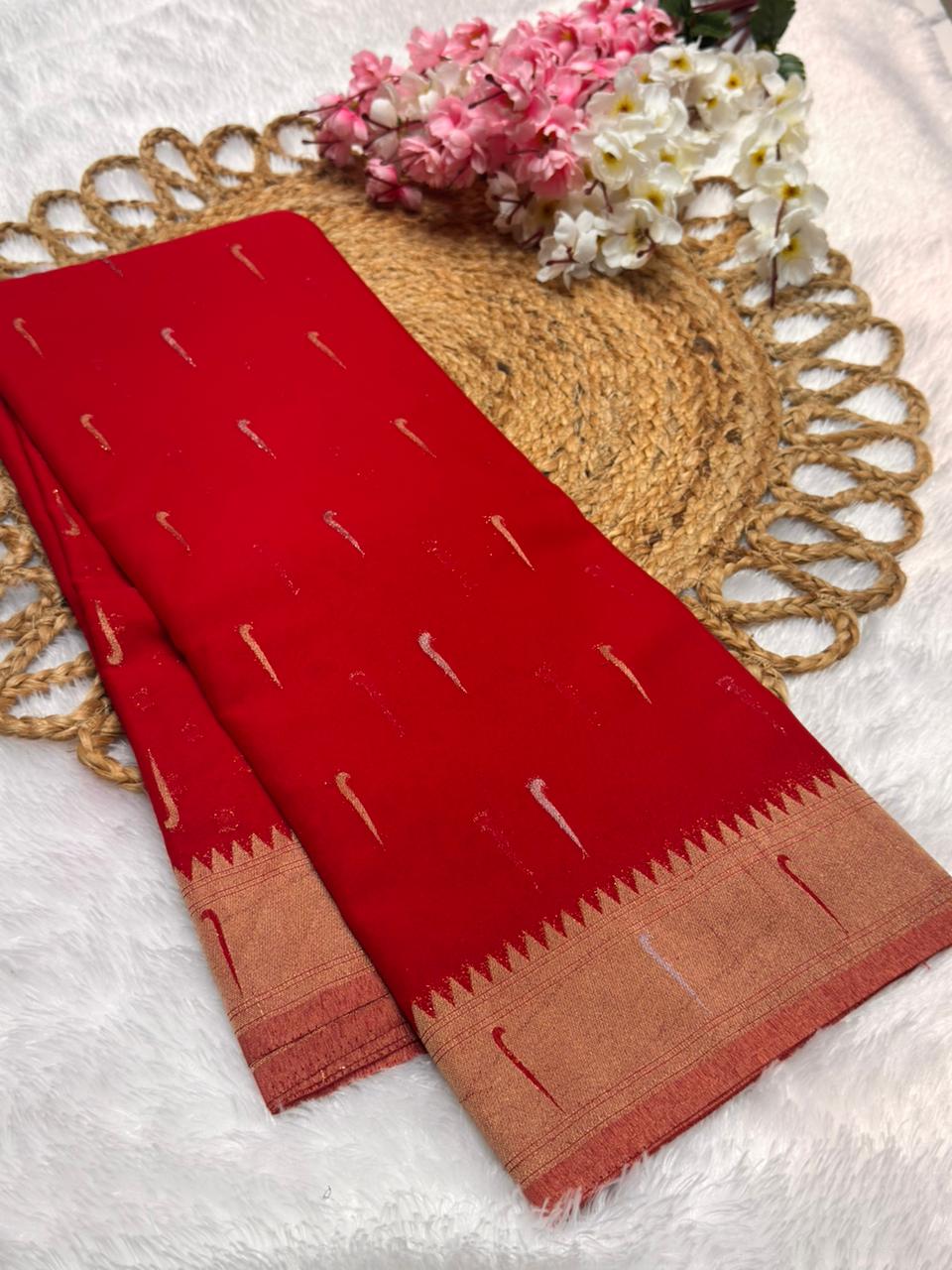 Self Georgette Paithani