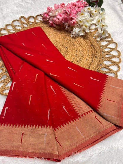 Self Georgette Paithani