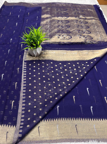 Self Georgette Paithani