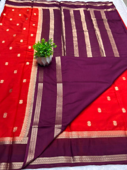 Ms Lotus Butti Bentex Cont Semi Crepe