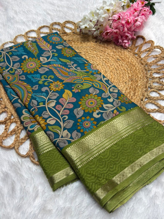 Premium Kalamkari Crepe