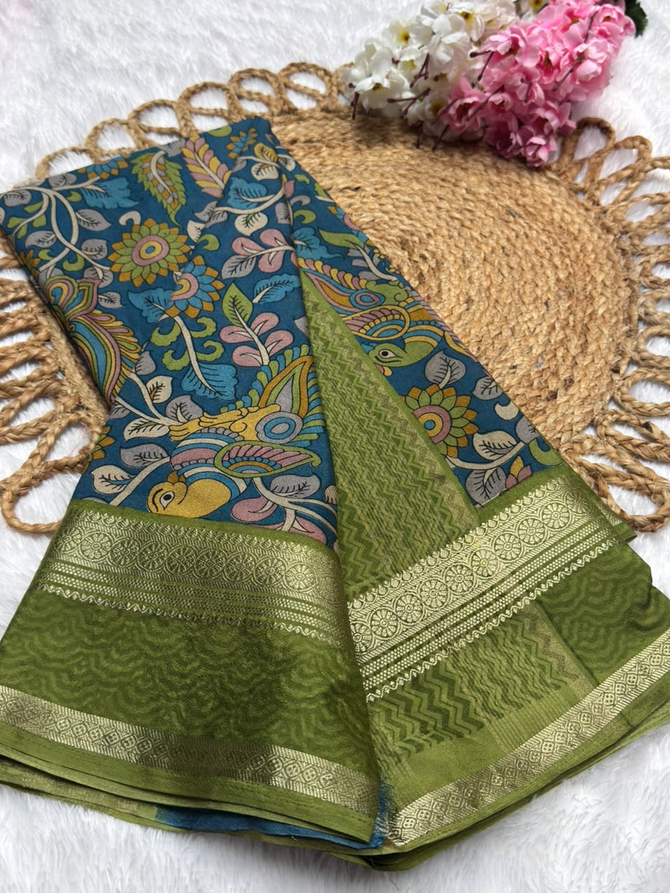 Premium Kalamkari Crepe