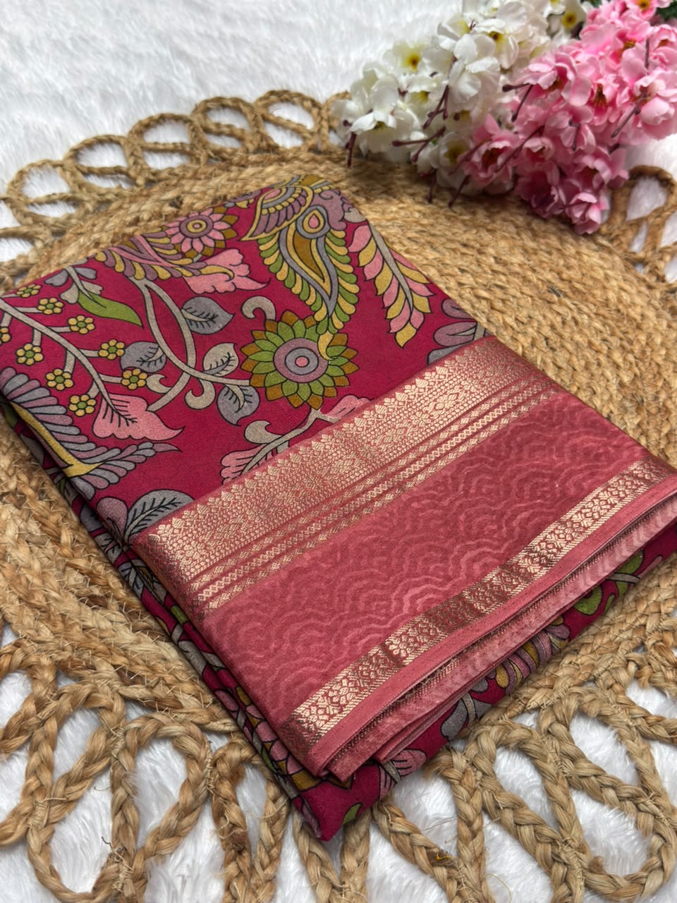 Premium Kalamkari Crepe