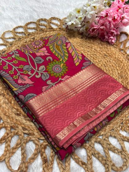 Premium Kalamkari Crepe
