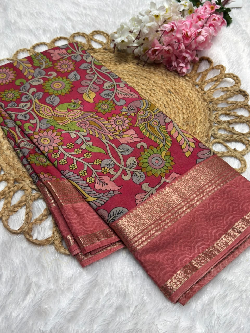 Premium Kalamkari Crepe