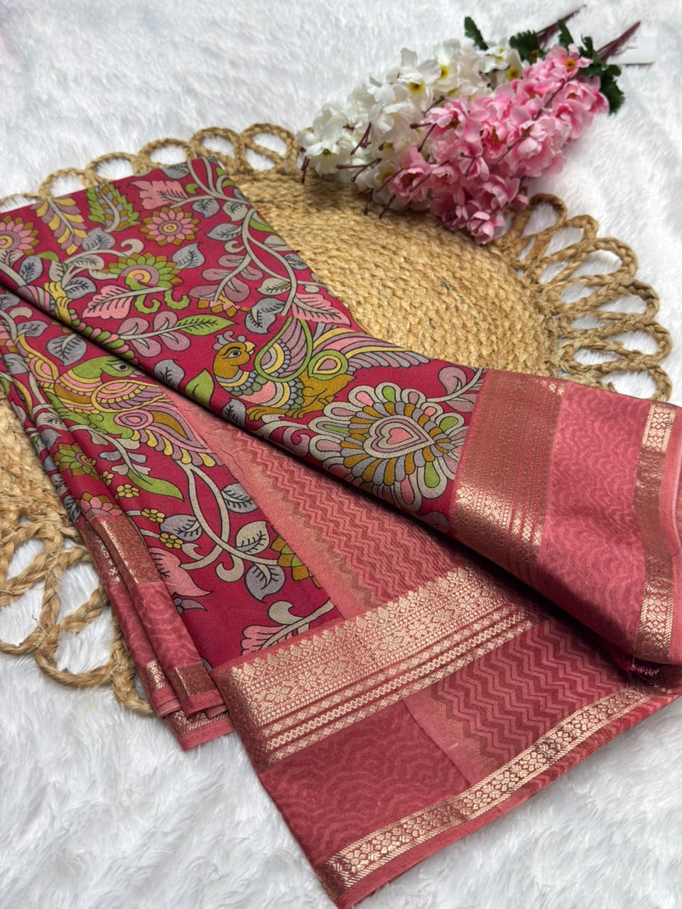 Premium Kalamkari Crepe