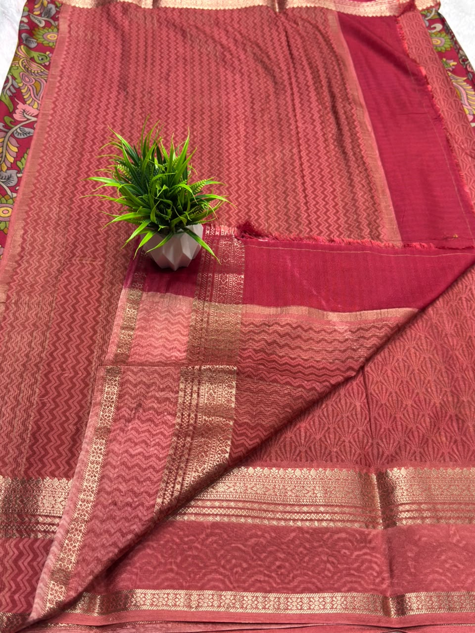 Premium Kalamkari Crepe
