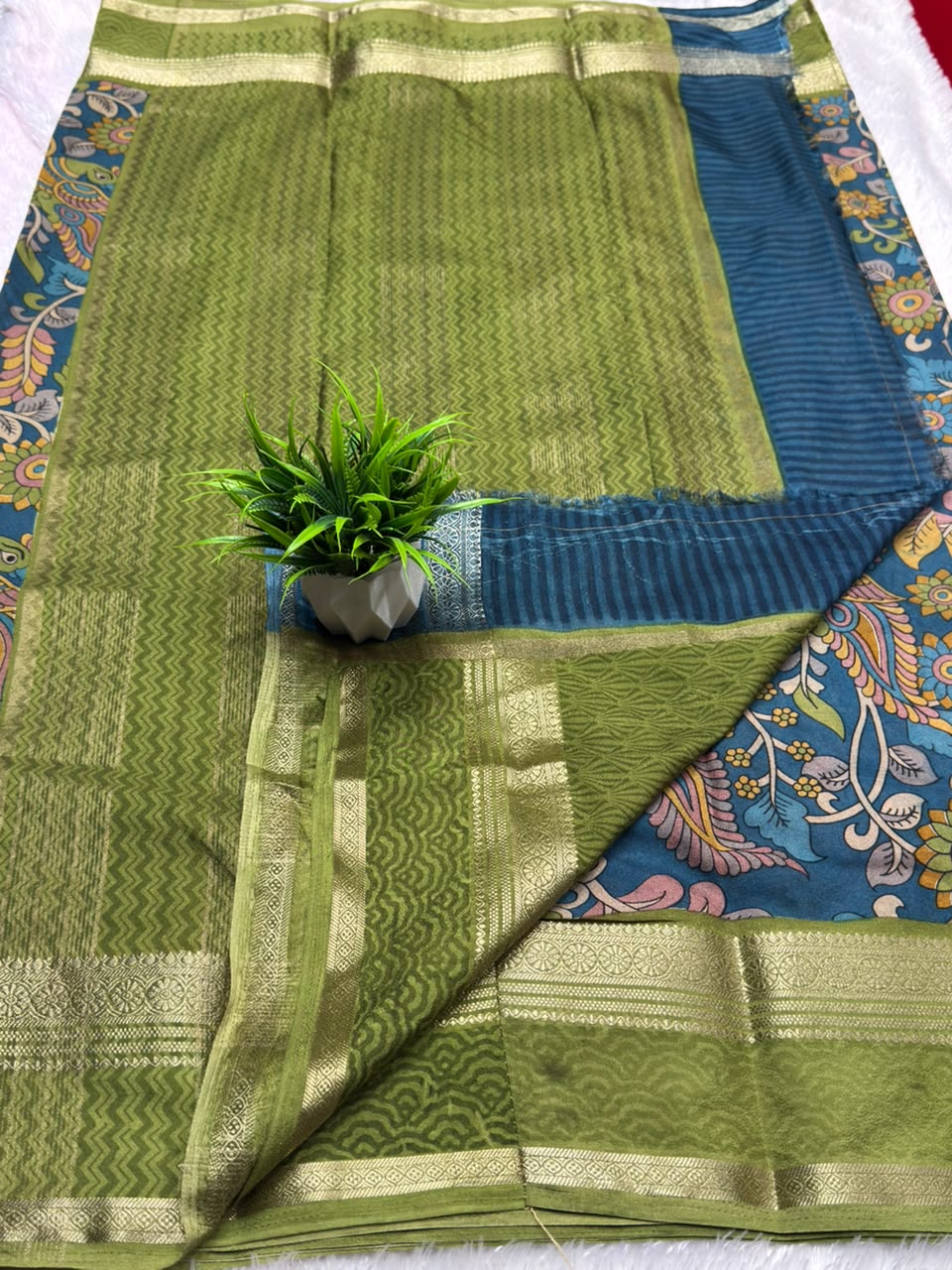 Premium Kalamkari Crepe