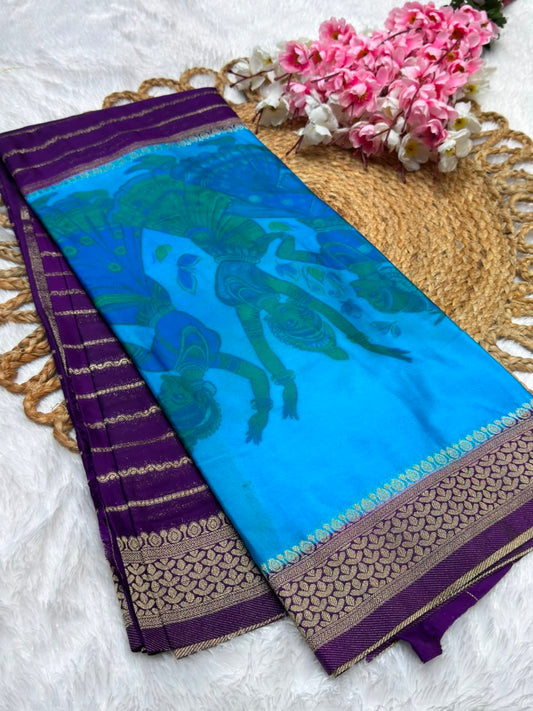 Premium Kalamkari Crepe