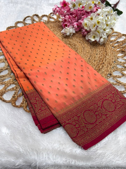 Khaddi Georgette Coco Zari