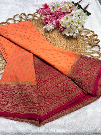 Khaddi Georgette Coco Zari