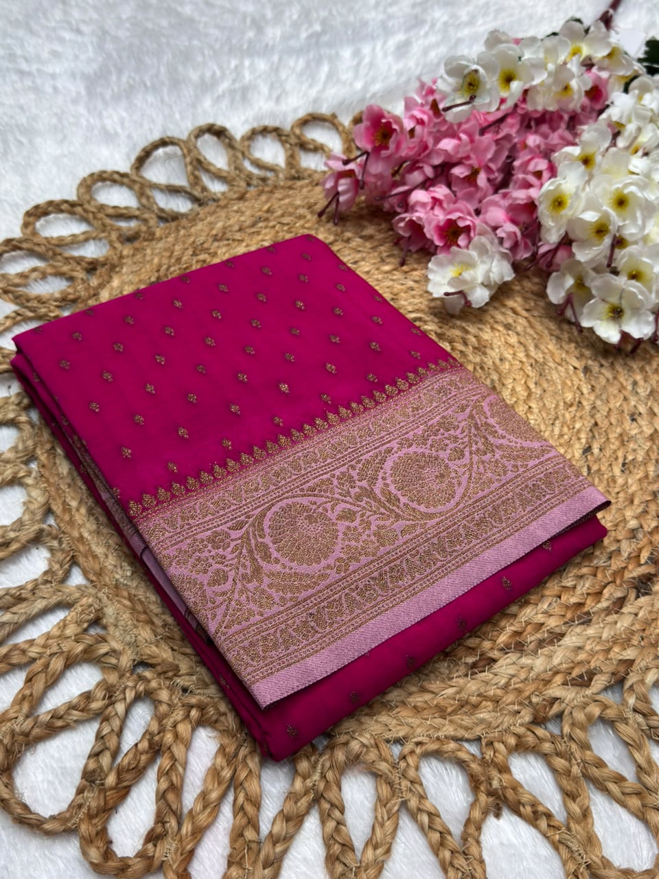 Khaddi Georgette Coco Zari
