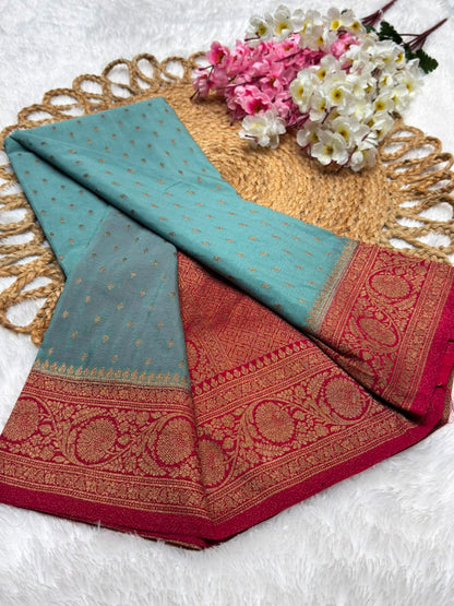Khaddi Georgette Coco Zari