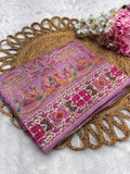 Pashmina Semi Silk Self