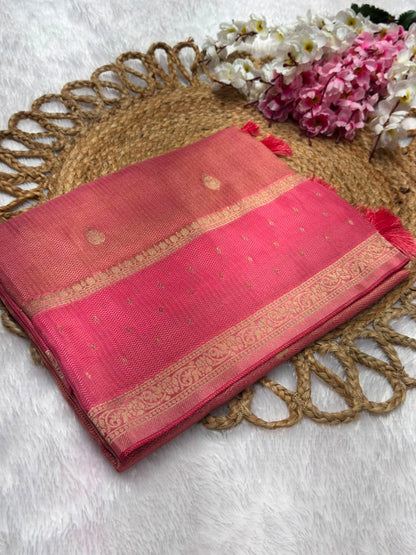 H O Butta Self Saree