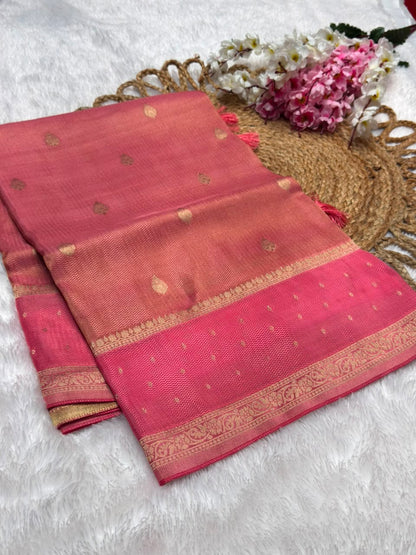 H O Butta Self Saree