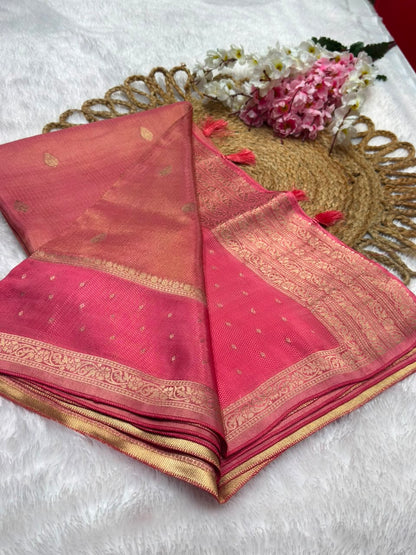 H O Butta Self Saree