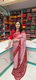 Premium Chiffon Fancy Saree with Bandini Blouse & Pallu