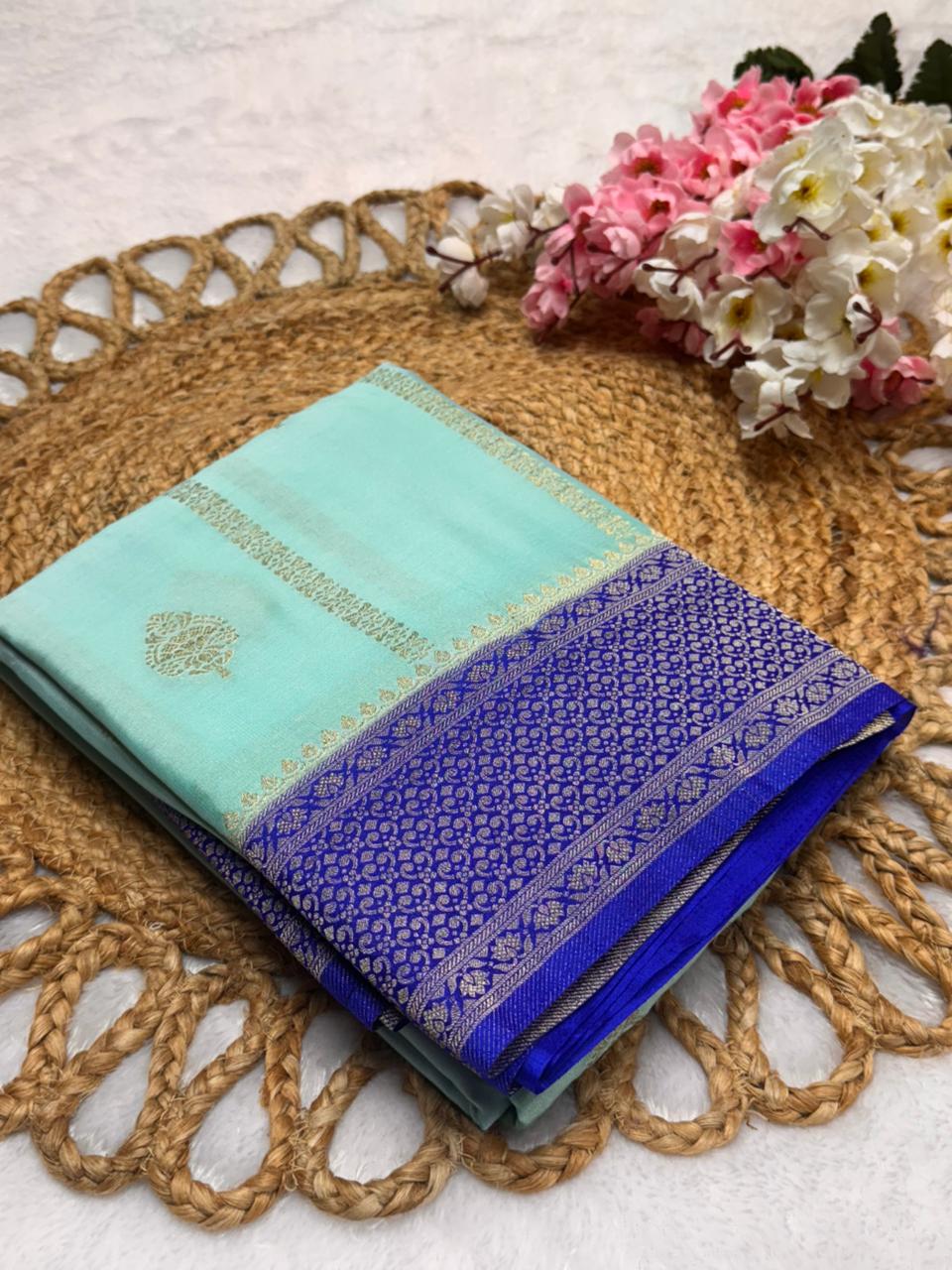 Banarasi Semi Crush Georgette