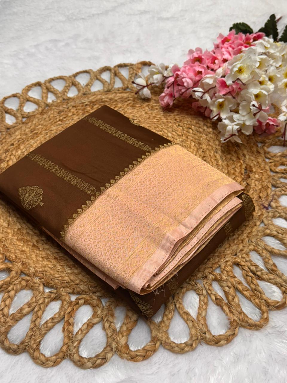 Banarasi Semi Crush Georgette
