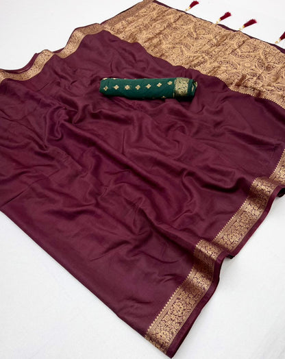 Cotton Viscose Weaving Saree