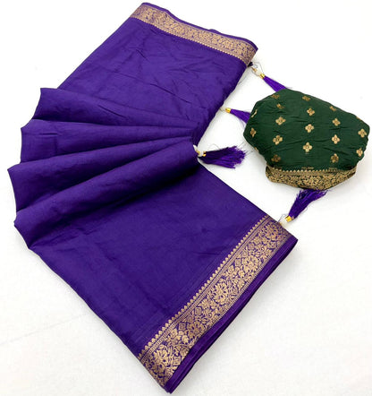 Cotton Viscose Weaving Saree