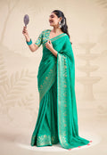 Premium Chiffon Fancy Saree with Digital Print Blouse