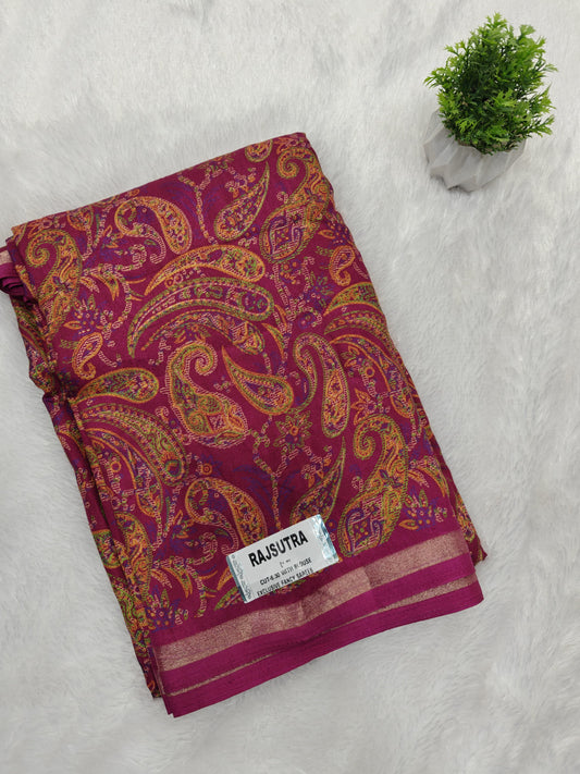 Rajsutra Fancy printed saree