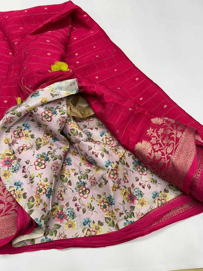Premium Chiffon Fancy Saree with Digital Print Blouse