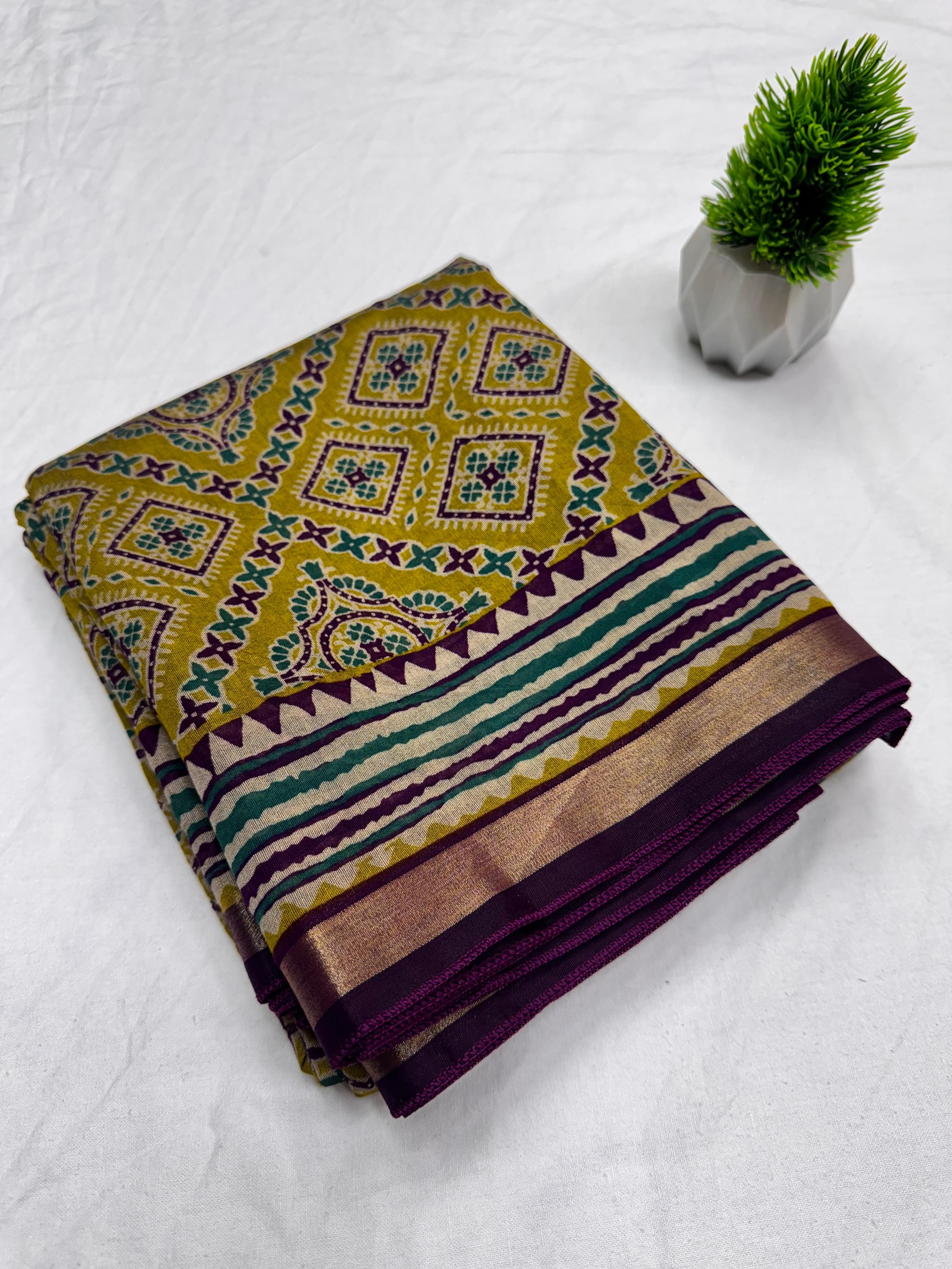 Mul Cotton Viscose kalamkari