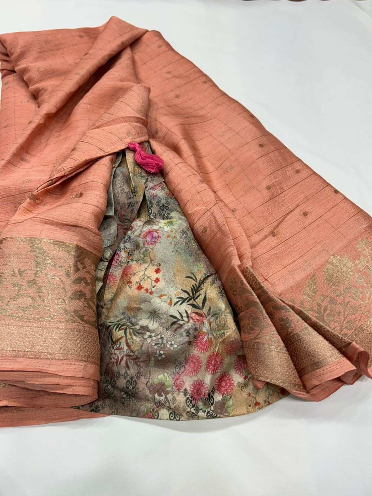 Premium Chiffon Fancy Saree with Digital Print Blouse
