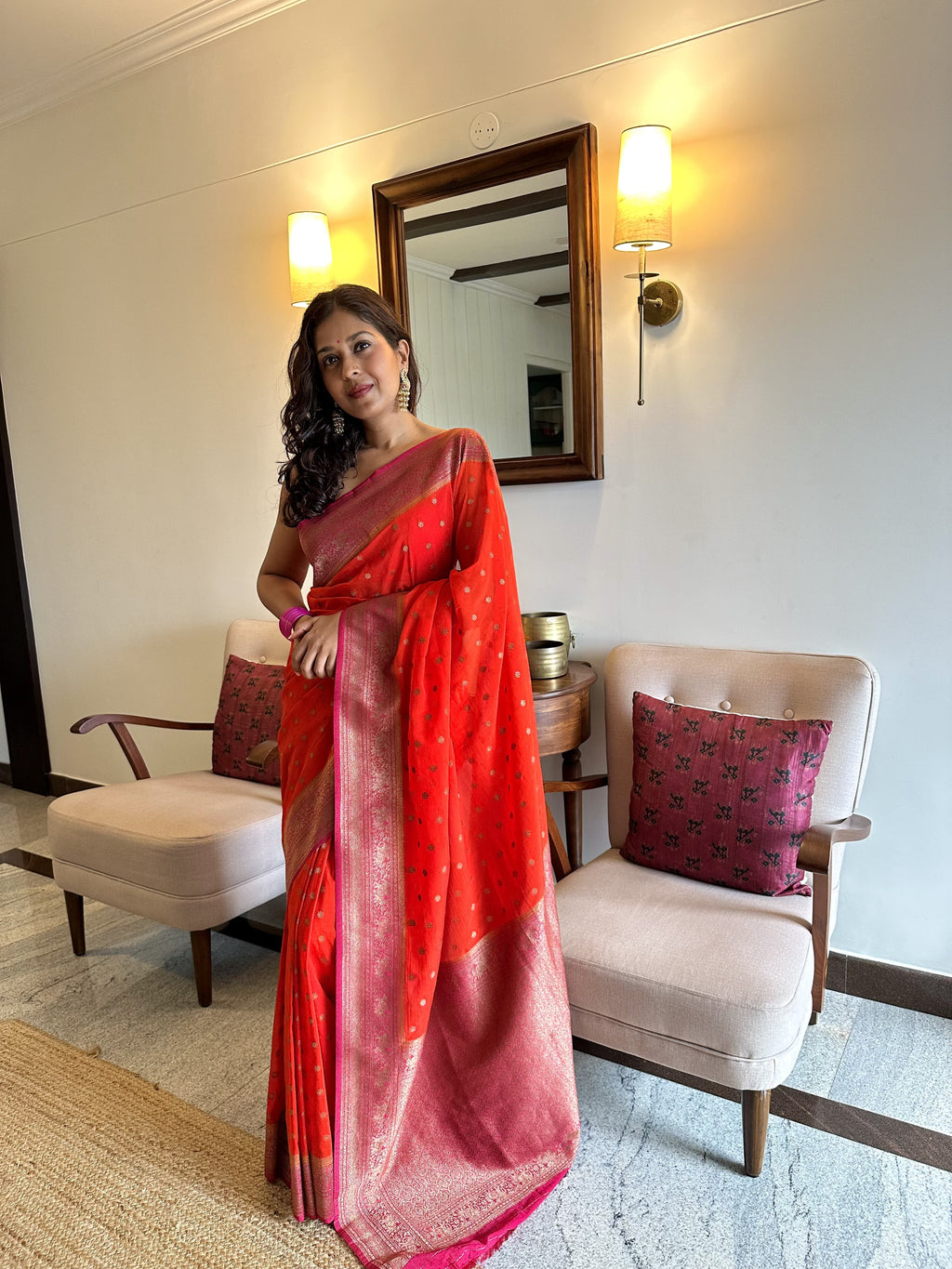 Premium Semi Khadi Georgette