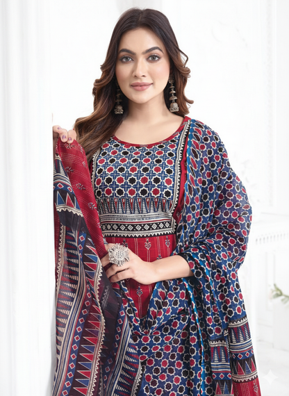 Premium Cotton Kurti Set