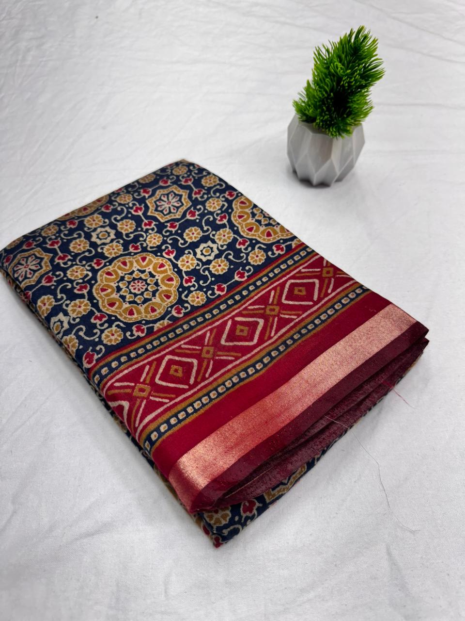 Mul Cotton Viscose kalamkari