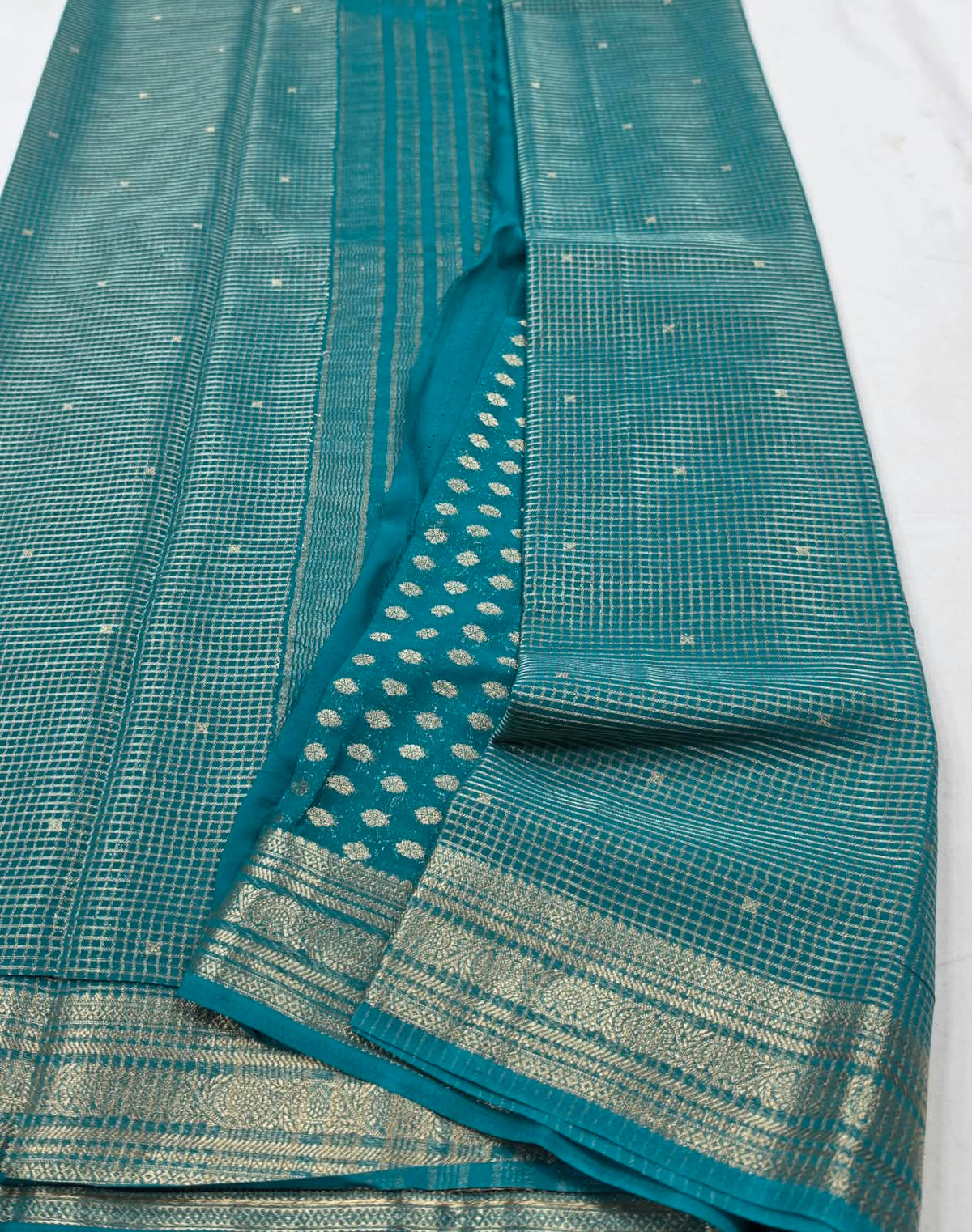 Premium Fancy Georgette Sarees with Self Colour with Butta Design Blouse