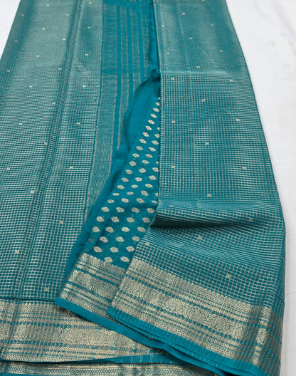 Premium Fancy Georgette Sarees with Self Colour with Butta Design Blouse