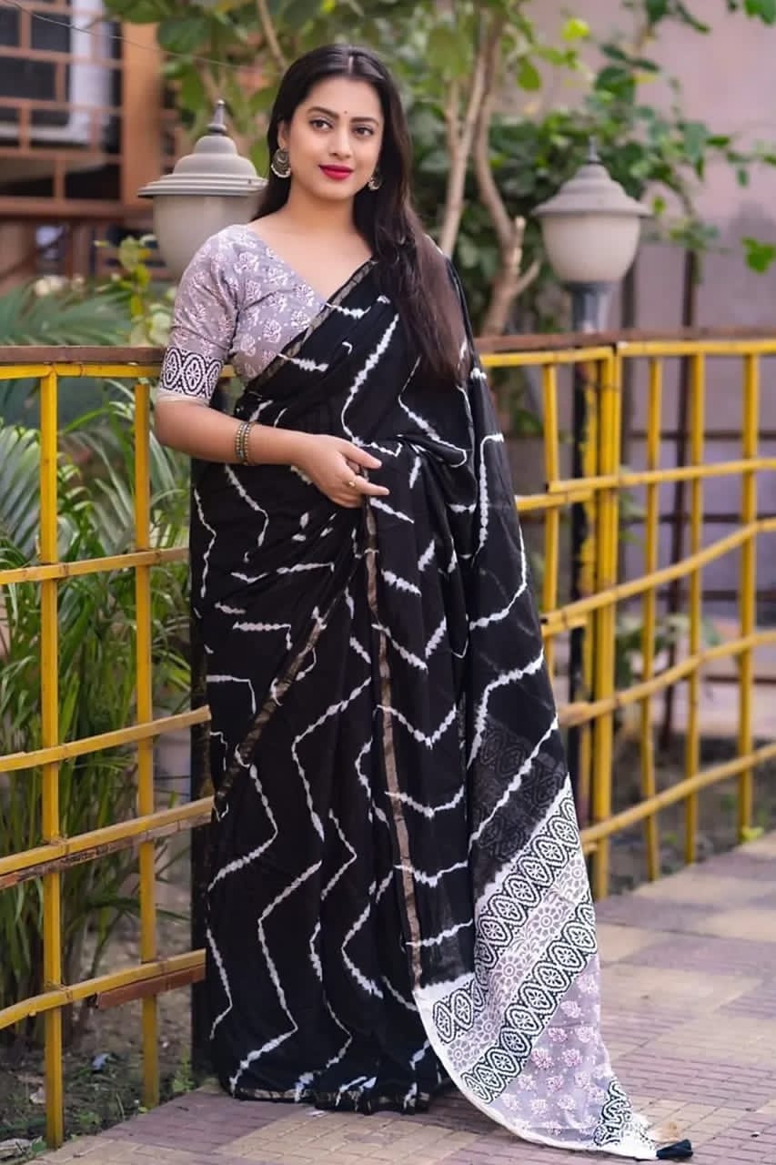 Fancy Printed Saree