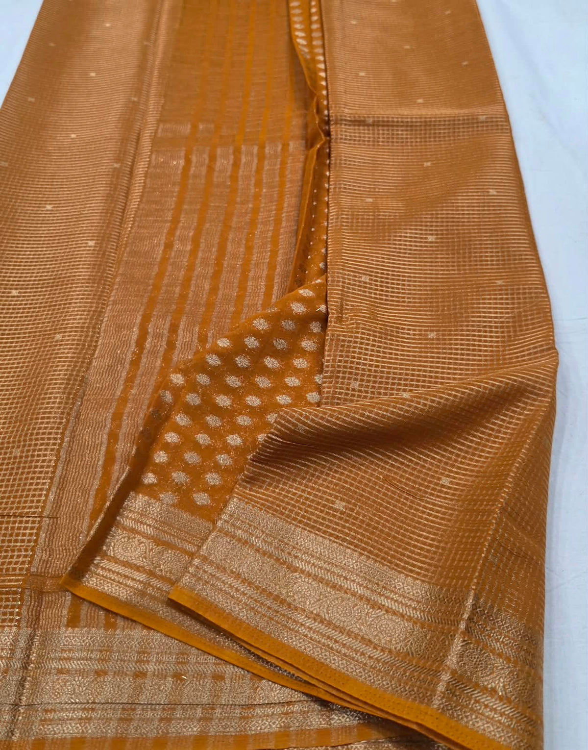Premium Fancy Georgette Sarees with Self Colour with Butta Design Blouse